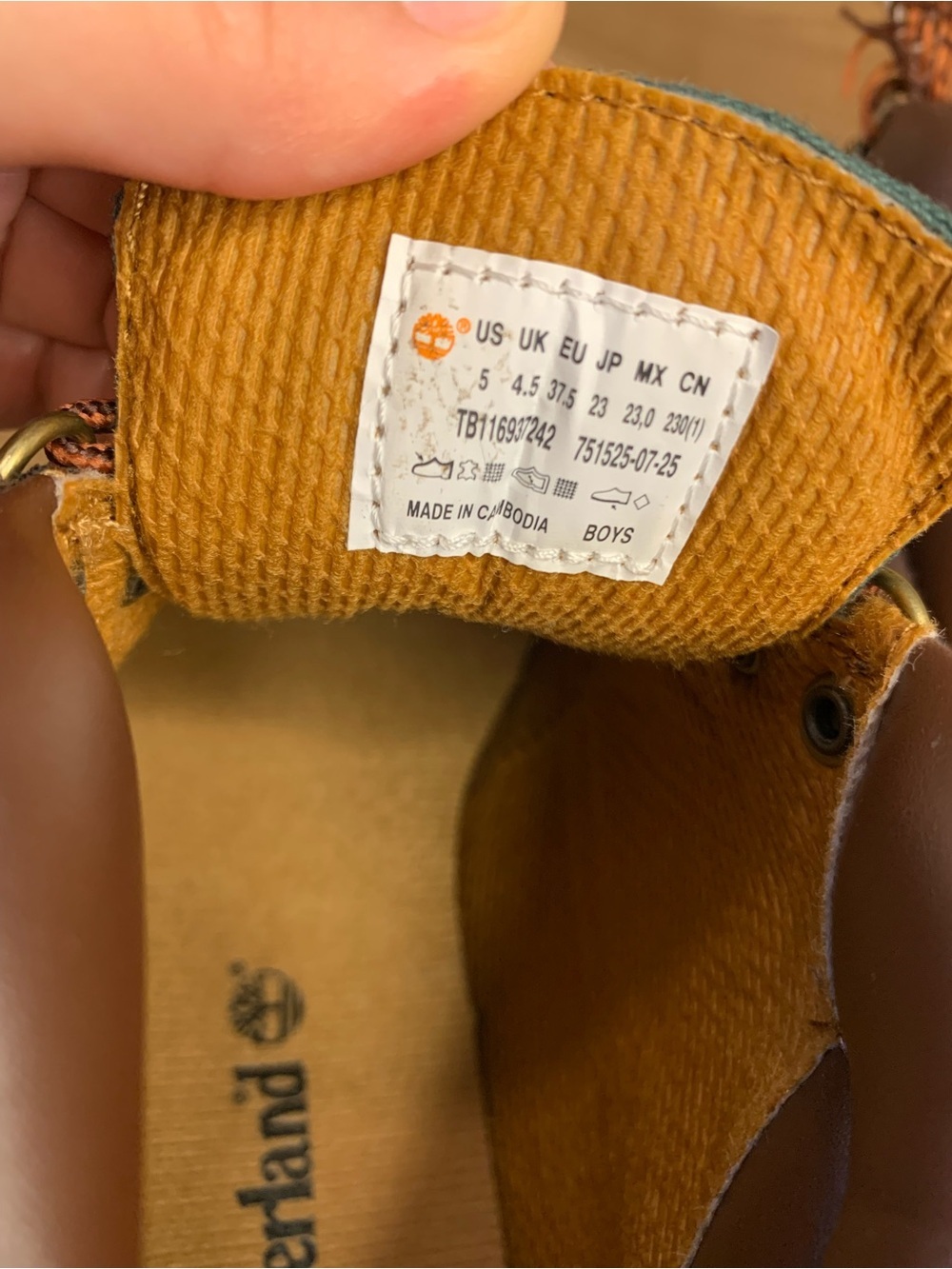 Timberland Junior Field Boots - Size 5 - Picture 5 of 7